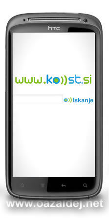 Izdelava android aplikacije za spletni iskalnik www.kost.si 